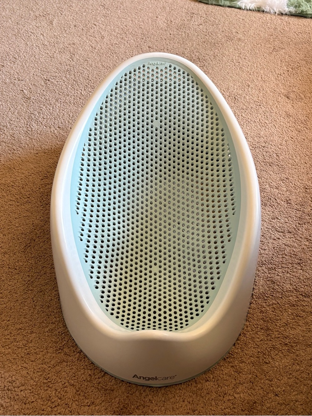 Angel care infant bath seat Baby Bath Support - White with Light Blue Insert